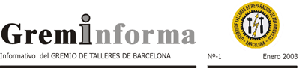 Imatge històrica del Gremi de Tallers de Barcelona