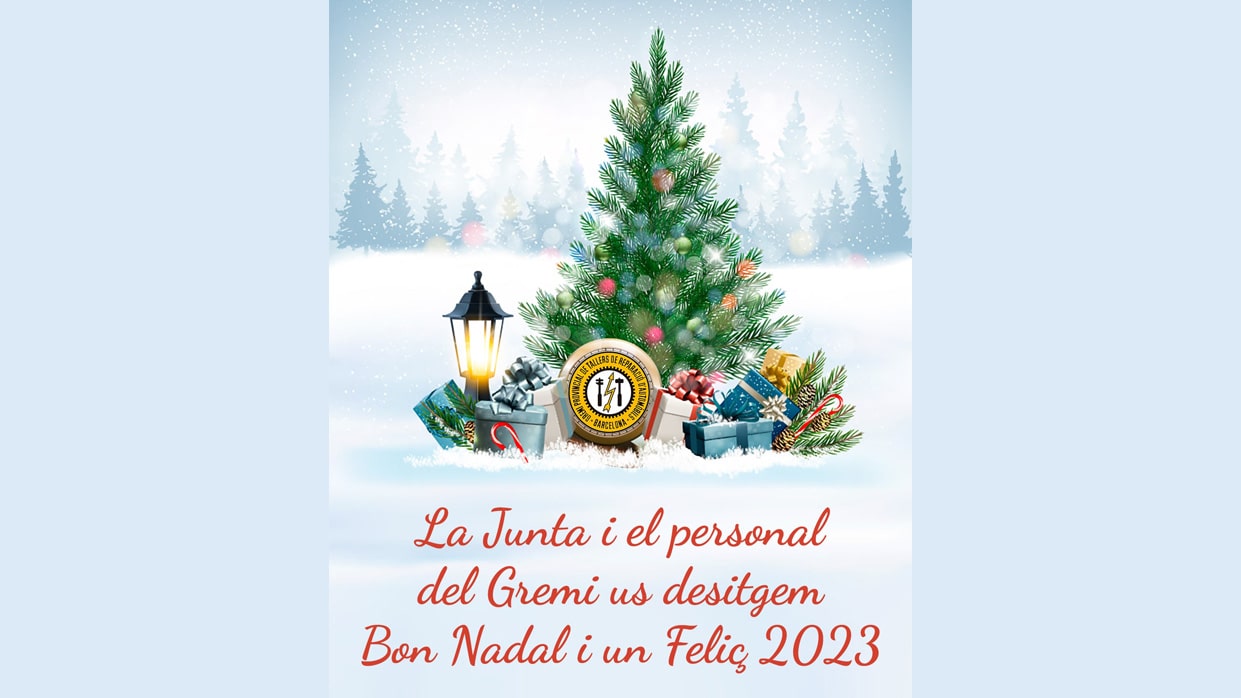 La Junta i el personal del Gremi us desitgem Bon Nadal i un Feliç 2023